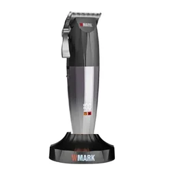 Wmark-男性用充電式バリカン、ヘアカッティングマシンキット、ヘアカット、高充電ベース付きコードレスヘアトリマー、Ng-222