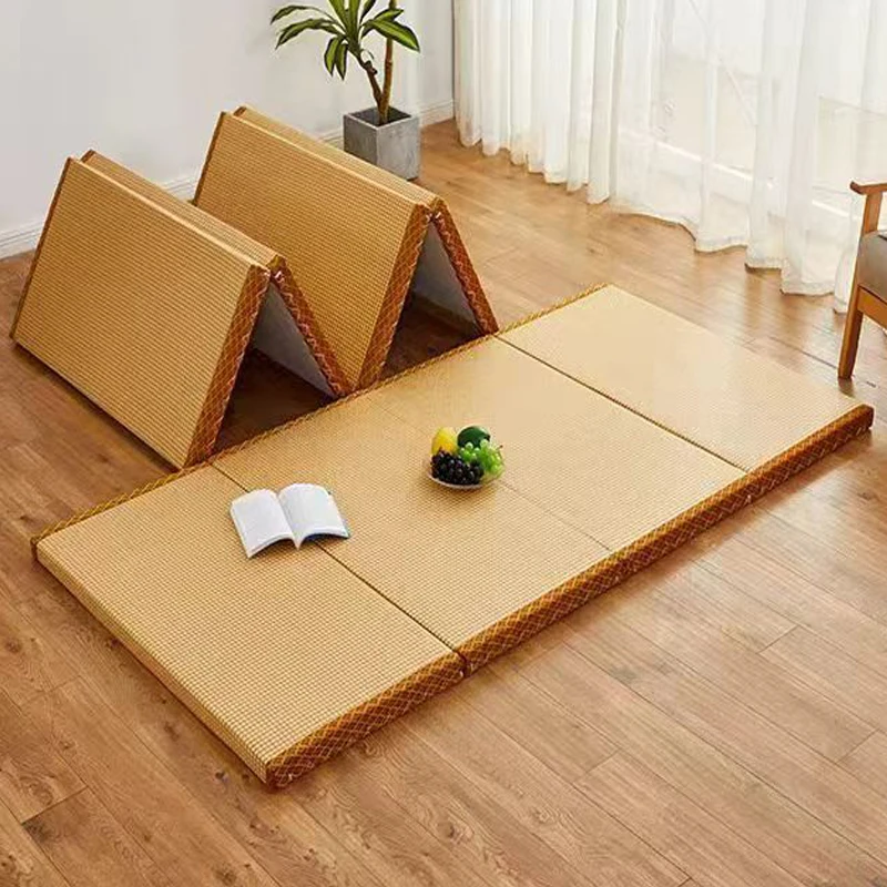 Foldable Rattan Tatami Sleeping Mat