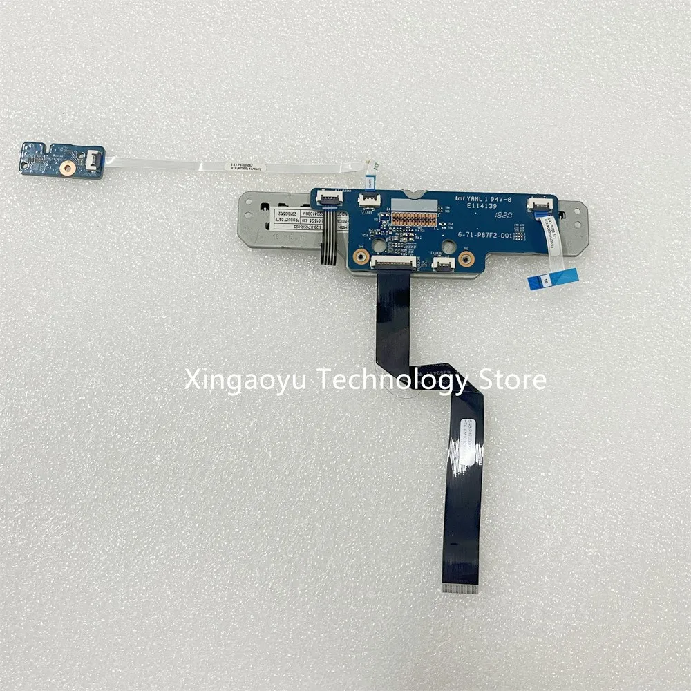 Original For CLEVO P870TM  P870 Touch Pad Button 6-23-KP65R-023 6-71-P87F2-D01 6-71-P87K4-D01 100% Tested Perfectly