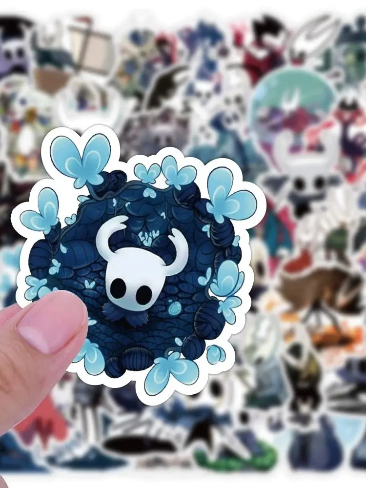 AliExpress Charile 10/30/50pcs Anime Game Hollow Knight Stickers Cartoon Decals DIY Stationery Luggage Laptop Bike Cool Waterproof Graffiti Sticker