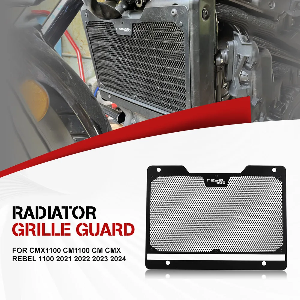 

For HONDA CMX1100 CM1100 CM CMX REBEL 1100 2021 2022 2023 2024 Radiator Protective Cover Grill Guard Grille Water Tank Protector