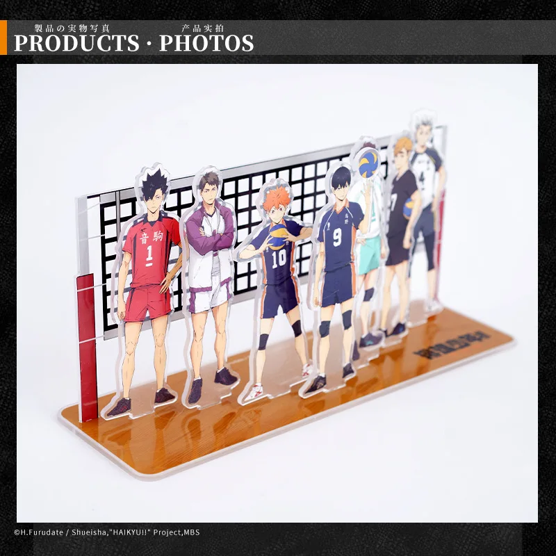 

Haikyuu!! Shoyo Hinata Tobio Kageyama Oikawa Tetsurou Kuroo China Official Authorization Acrylic Full Person Standing Plates Set
