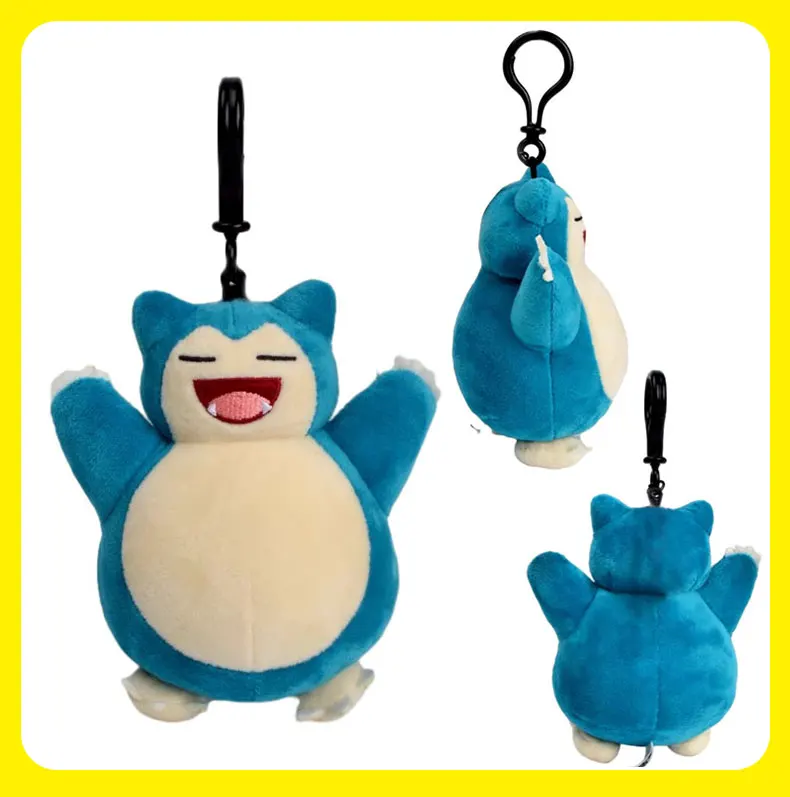 Pokemon Pikachu Mew Squirtle Eevee Charm ander Kawaii Plüsch tier Anhänger Stofftiere Rucksack Anhänger Schlüssel ring kleine Puppe Geschenk – Detail 17