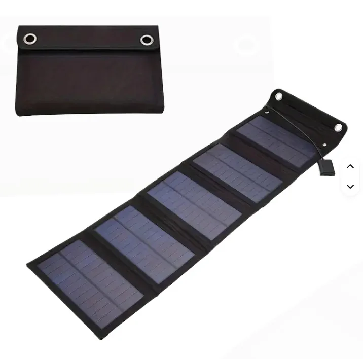 Factory Direct Compatible with Portable Foldable Solar Panels Outdoor Mobile Phone 20% Charge USB Solve Power
