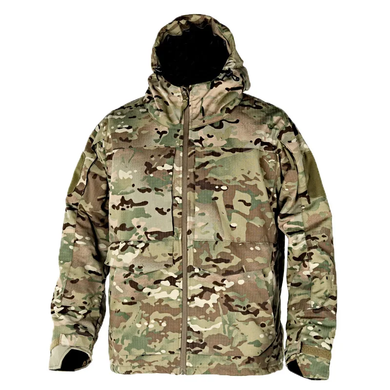 

2022 Consul M65 Cotton Winter Outdoor Assault Suit Men's Waterproof Windbreaker Plush Warm Camouflage Tactical Coat