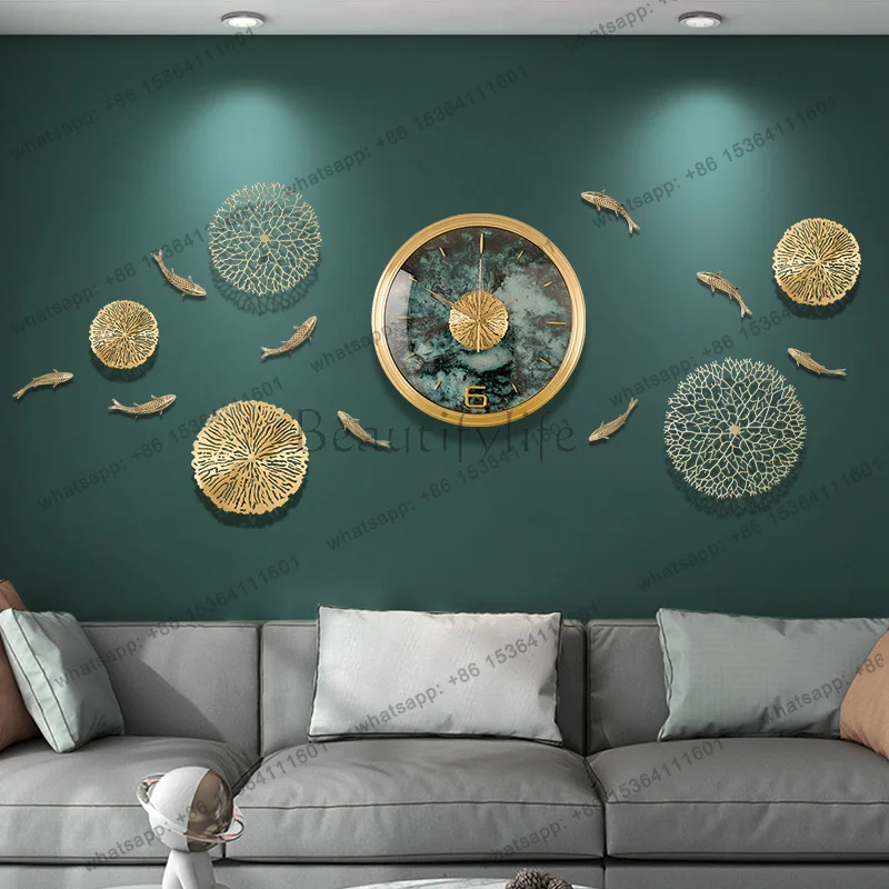 Best Sellers Round Digital Silent Aesthetic Quartz Peacock Creative Fashion Wall Clocks Modern Interior Relogio De Parede Home D