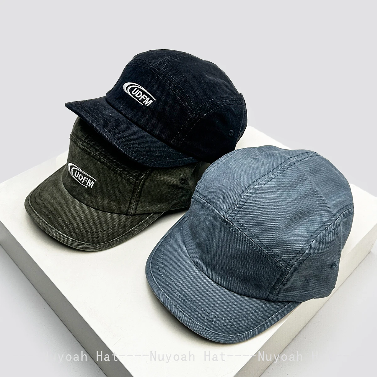 New Men Women Retro Letters Embroidery Solid Baseball Hats Sunshade Simple Versatile Short Eaves Peaked Caps Fashion Personal
