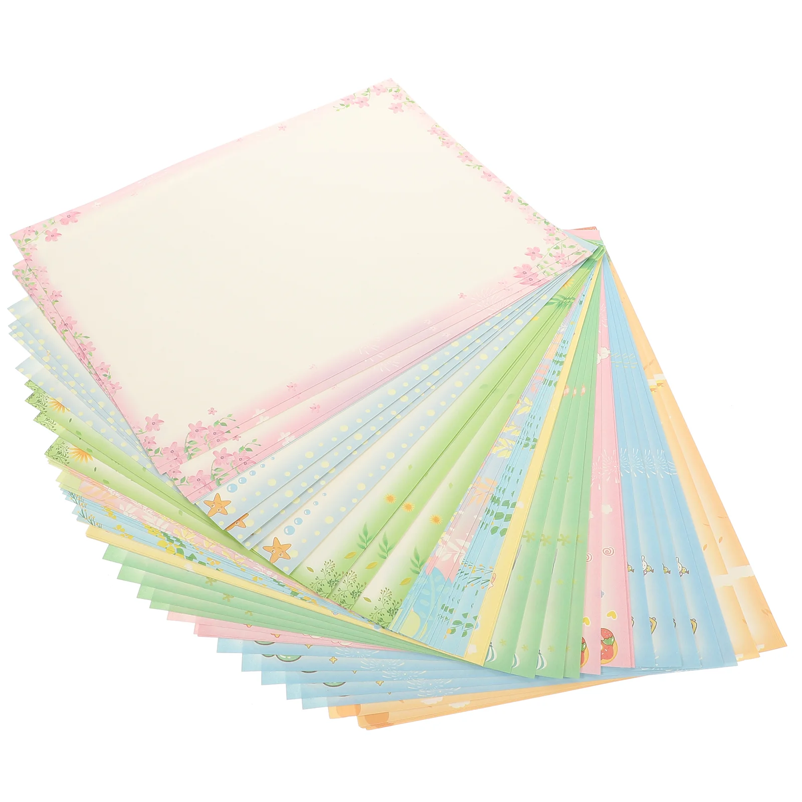 A4 Lace Computer Paper Color Copy Painting Printing 1 Pack (50pcs) Double Side Origami Copier