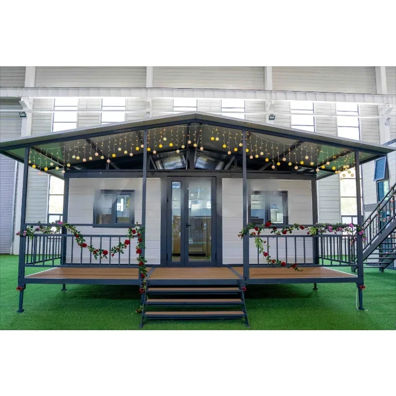 YG 2 Bedroom Tiny House Waterproof Expandable Container House Office Villa Use South Africa Made Steel Sandwich Panel