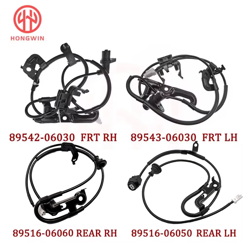 For Toyota Camry 2006 2007 2008 2009 2010 2011 2.4 2.5 3.5 Front Rear Left Right ABS Wheel Speed Sensor 89542-06030  89516-06060