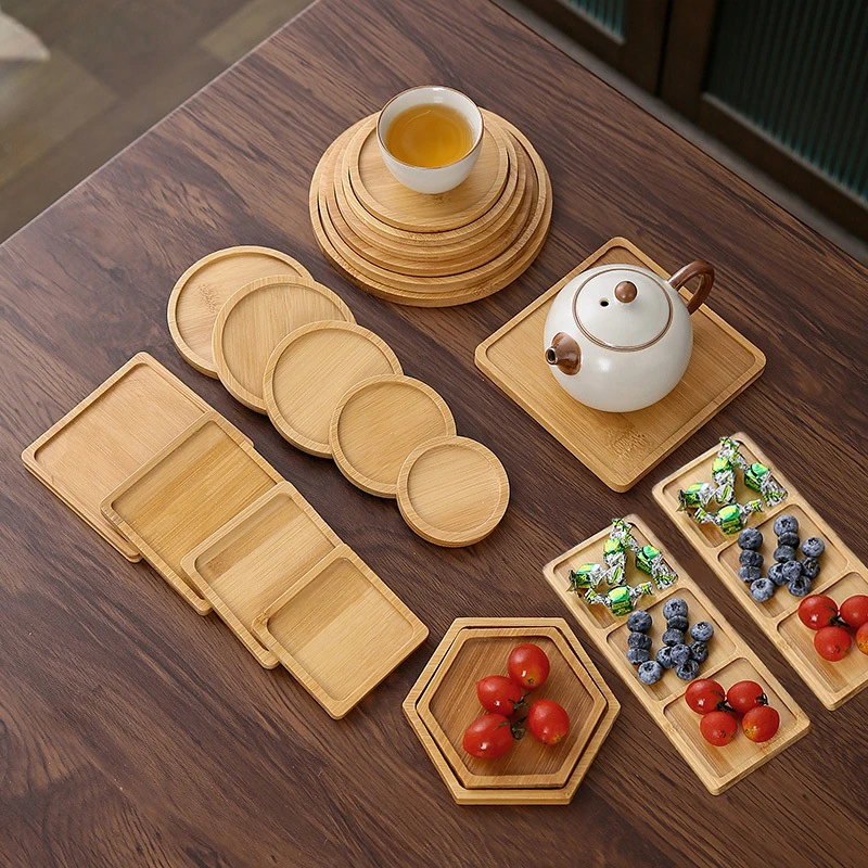 Tableware Solid Wood Food Tray - Food In Japanese Snacks 评论和价格