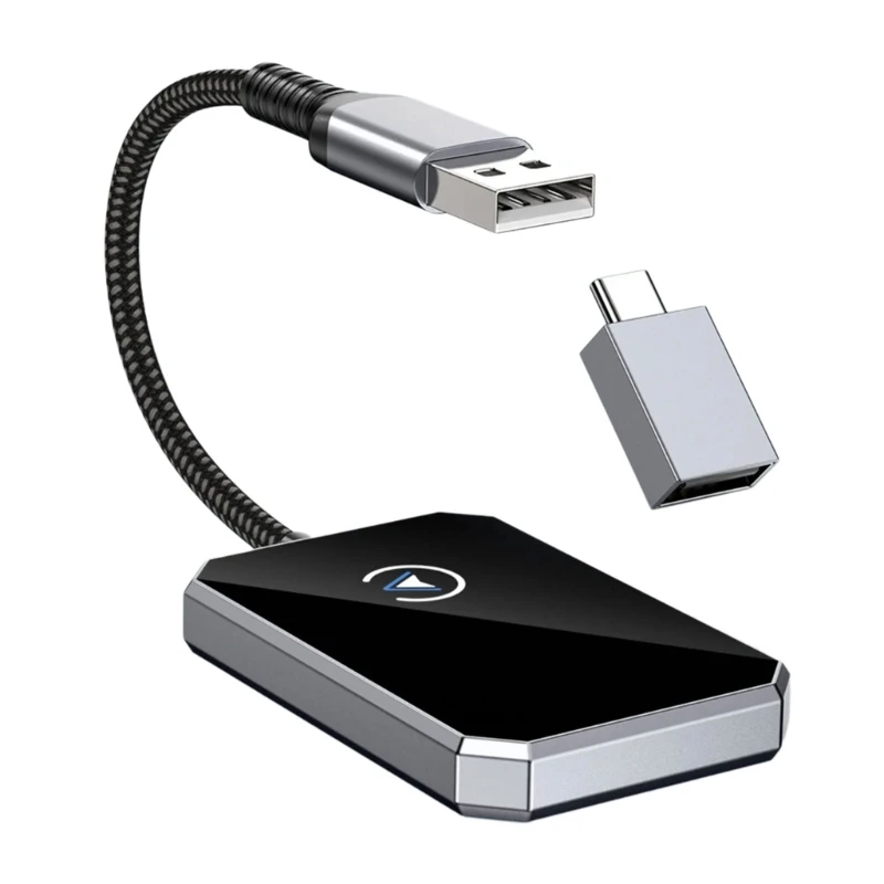 adaptador juego inalámbrico para automóvil DN59 para teléfono convierte cable con cable en dongle inalámbrico para