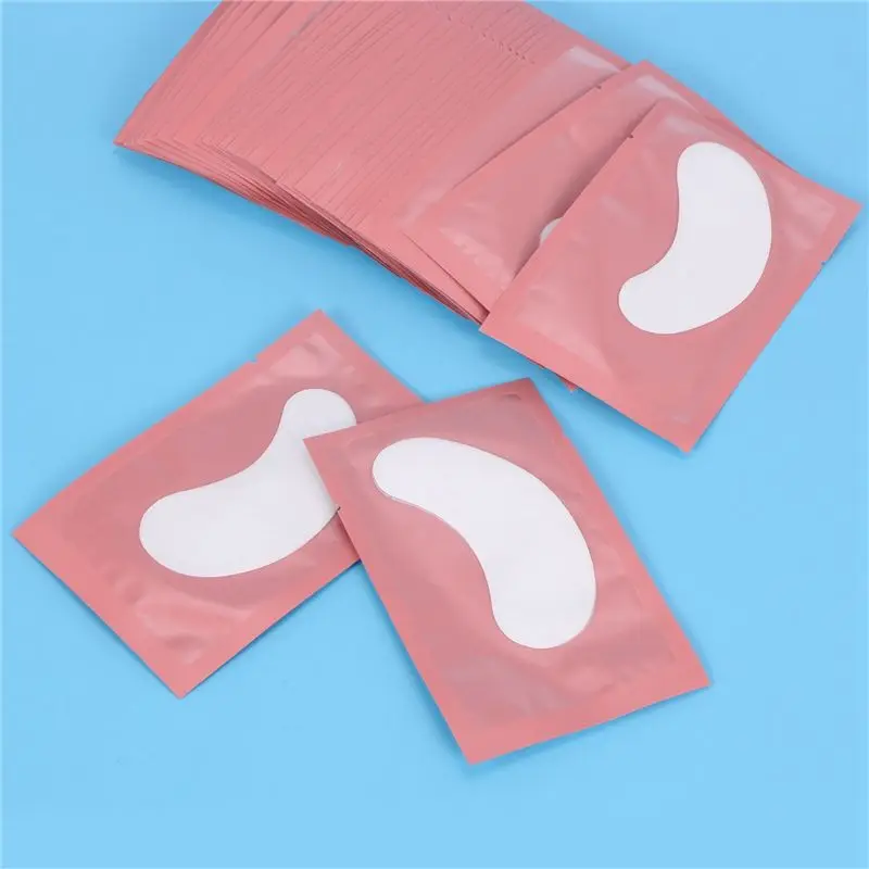 A73U 200 Pairs Eye Protection Gel Eyelash Pad Patch Lint Individual Lashes Extension Eye Mask