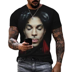 New Prince Rogers Nelson T-Shirts Singer 3D Print Streetwear Men Women Casual Fashion Oversized T Shirt Kids Tees Tops Clothing