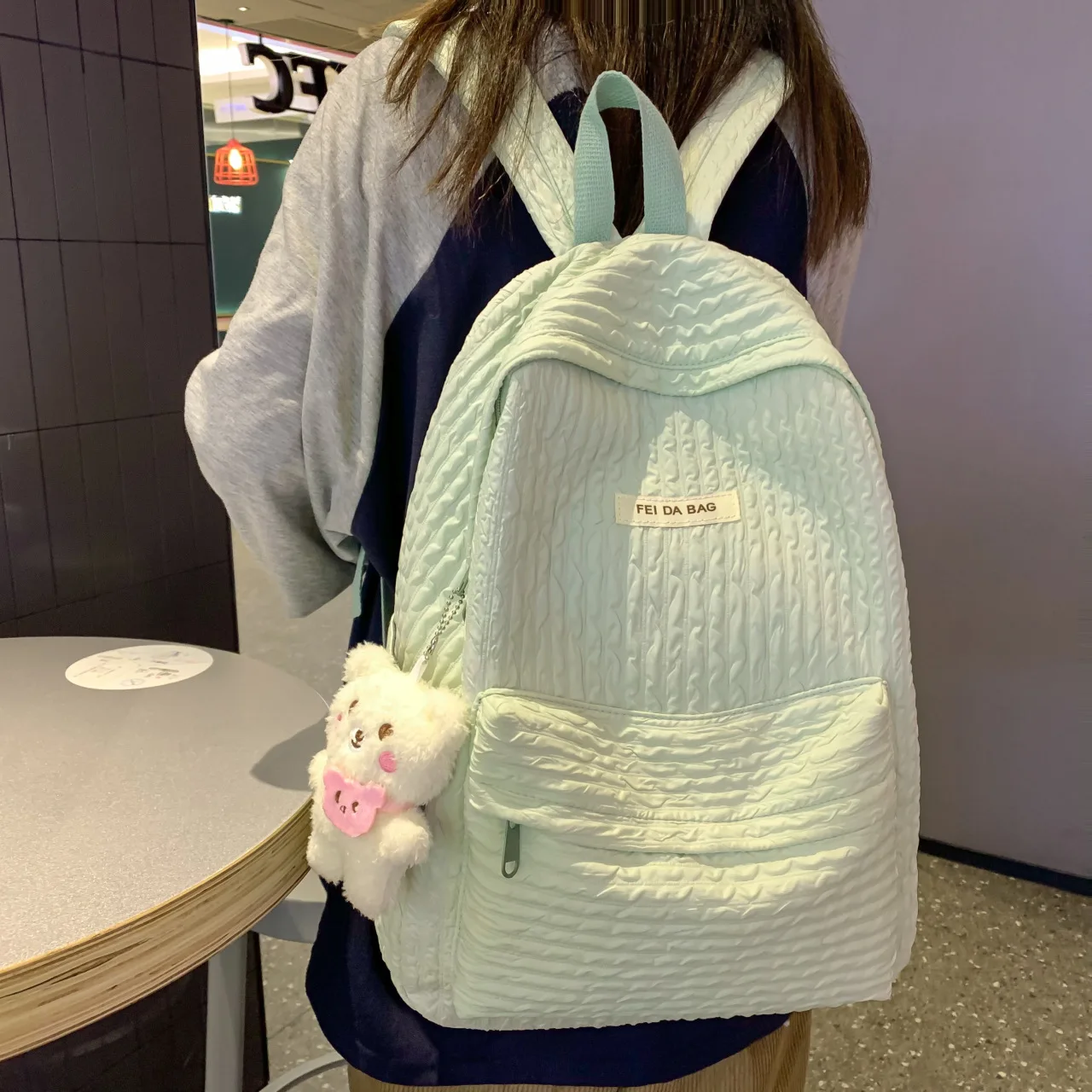 

Новый милый рюкзак, женская модная однотонная вместительная сумка через плечо, школьный рюкзак для студентов, удобный рюкзак для отдыха