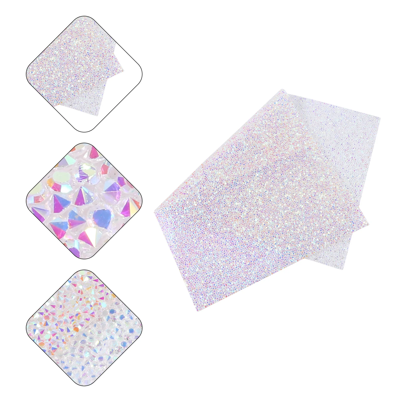 Diamond Stickers Hand Pad Nail Sequins Cushion Mat Protects Vanity Makeup Spills Fashion Desktop Decor Nail Tools