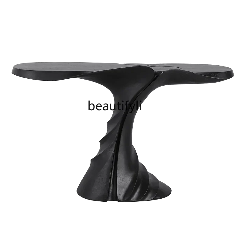 

A48 R Door-to-Door Solid Wood Console Tables High-Grade Designer Aisle Wall Decoration Art Console furniture
