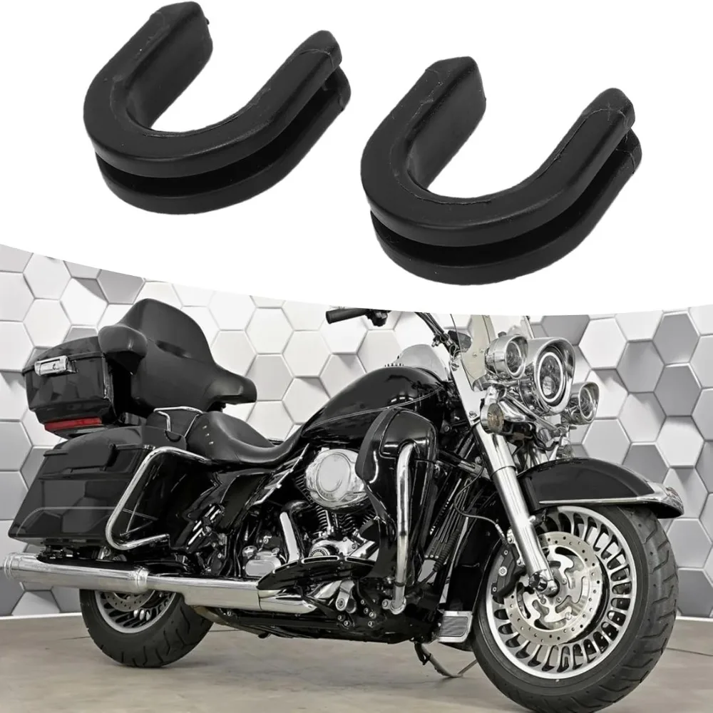 2pcs Replacement Part Sissy Bar Side Plate Luggage Rack Bracket Mounting Latch Clips Luggage Rack Grommet Side Plate Grommet