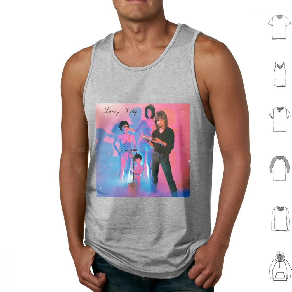 Larry Voltz-The Last Rainbow ( 1981 ) Album Print Tank Tops Print Cotton 80S 70S Newave Synth Synthpop Electronic