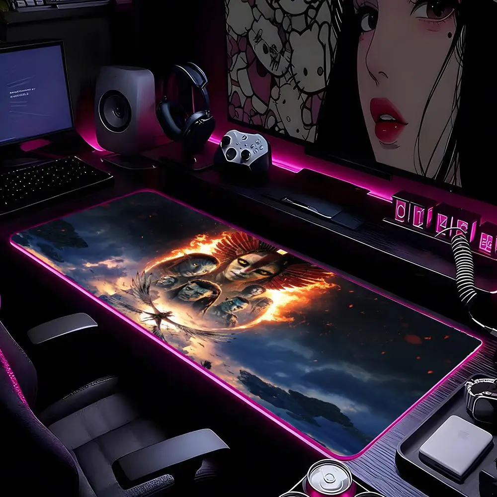 

Новейший фильм A-Avatar The Way Of Water-r Коврик для мыши Коврик для мыши HD Печать Компьютерные геймеры Запирающийся край Нескользящий коврик для мыши RGB