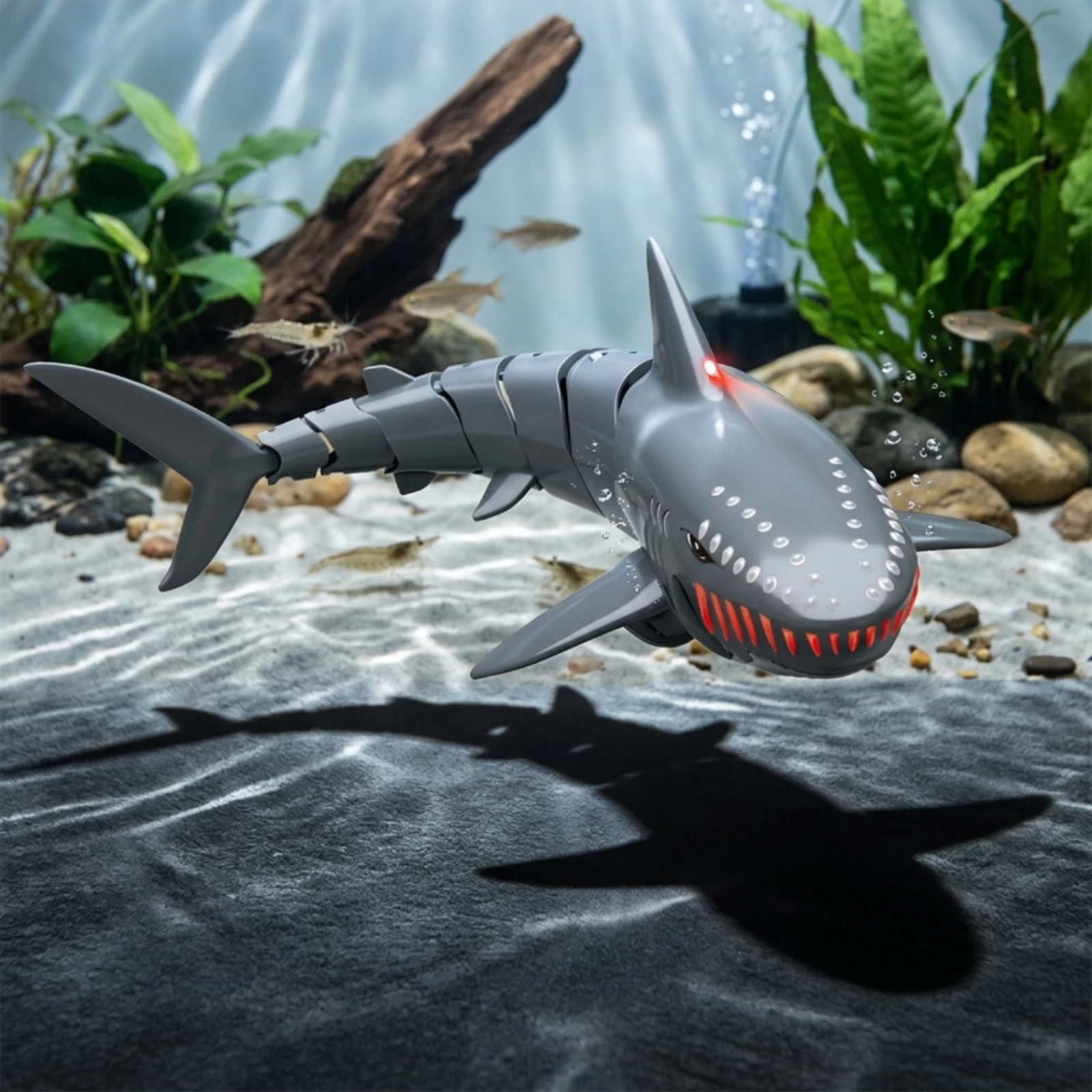 Wireless Control Shark Realistic Rc Shark Lifelike High Simulation for Children, Swimming Pool, Bathtub 2