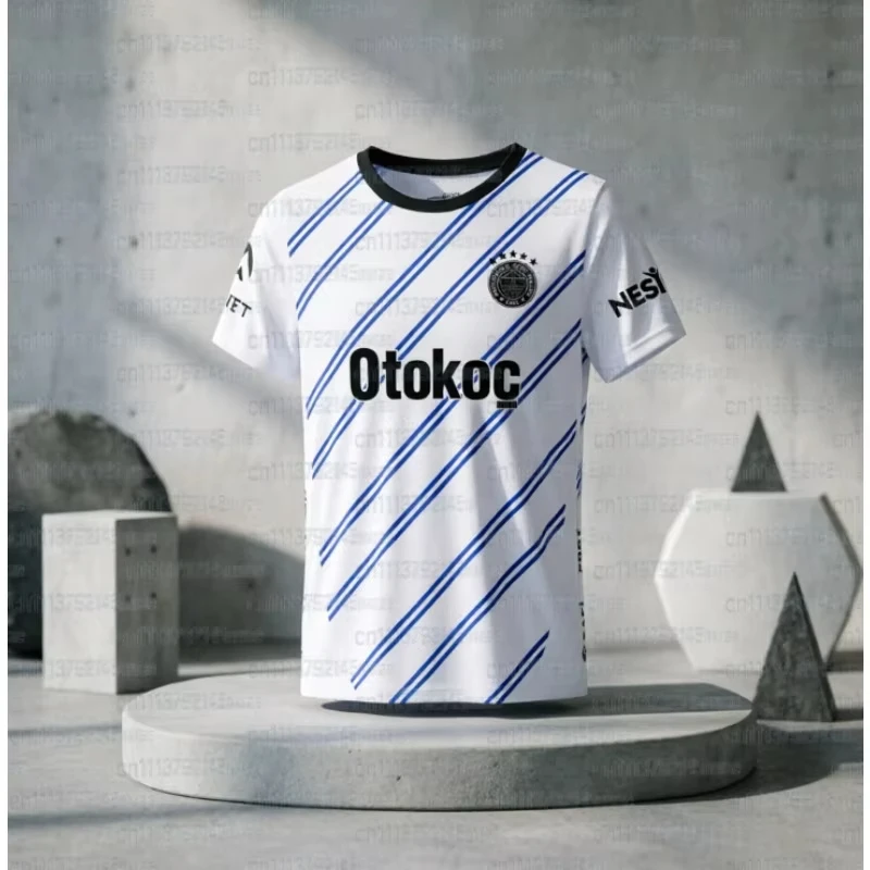 2026 Summer Local Super Fenerbahce Team Zheko Football T-shirt Fan Short Sleeve T-shirt 3D Printed Family Sports T-shirt