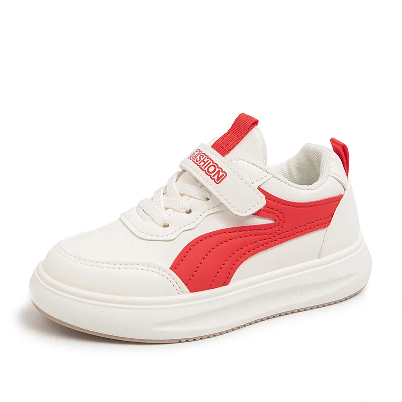 

2024 Spring New Soft soled Anti slip Fashion Middle and Large Children's Versatile Casual Board Shoes for Boys and Girls