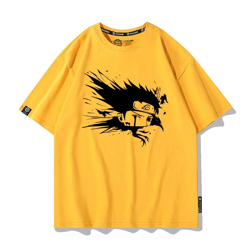 Naruto T-shirt Children's Short Sleeve Water Stop Naruto Jiraiya 2026 Summer Round Neck Loose Parent Child Dress