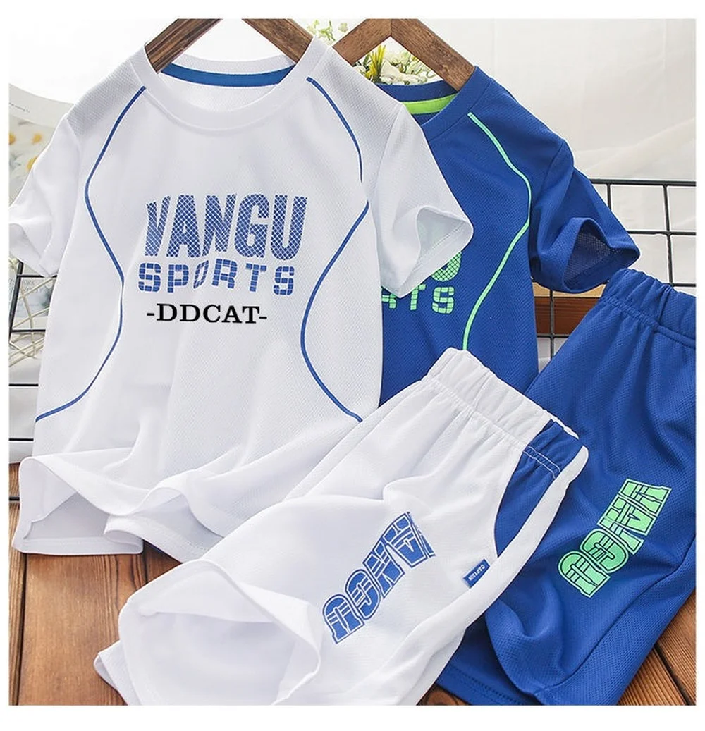 

Basketball Jersey Set for Boys, Quick-Drying Sports Suit for Youth Children, 2-Piece Summer