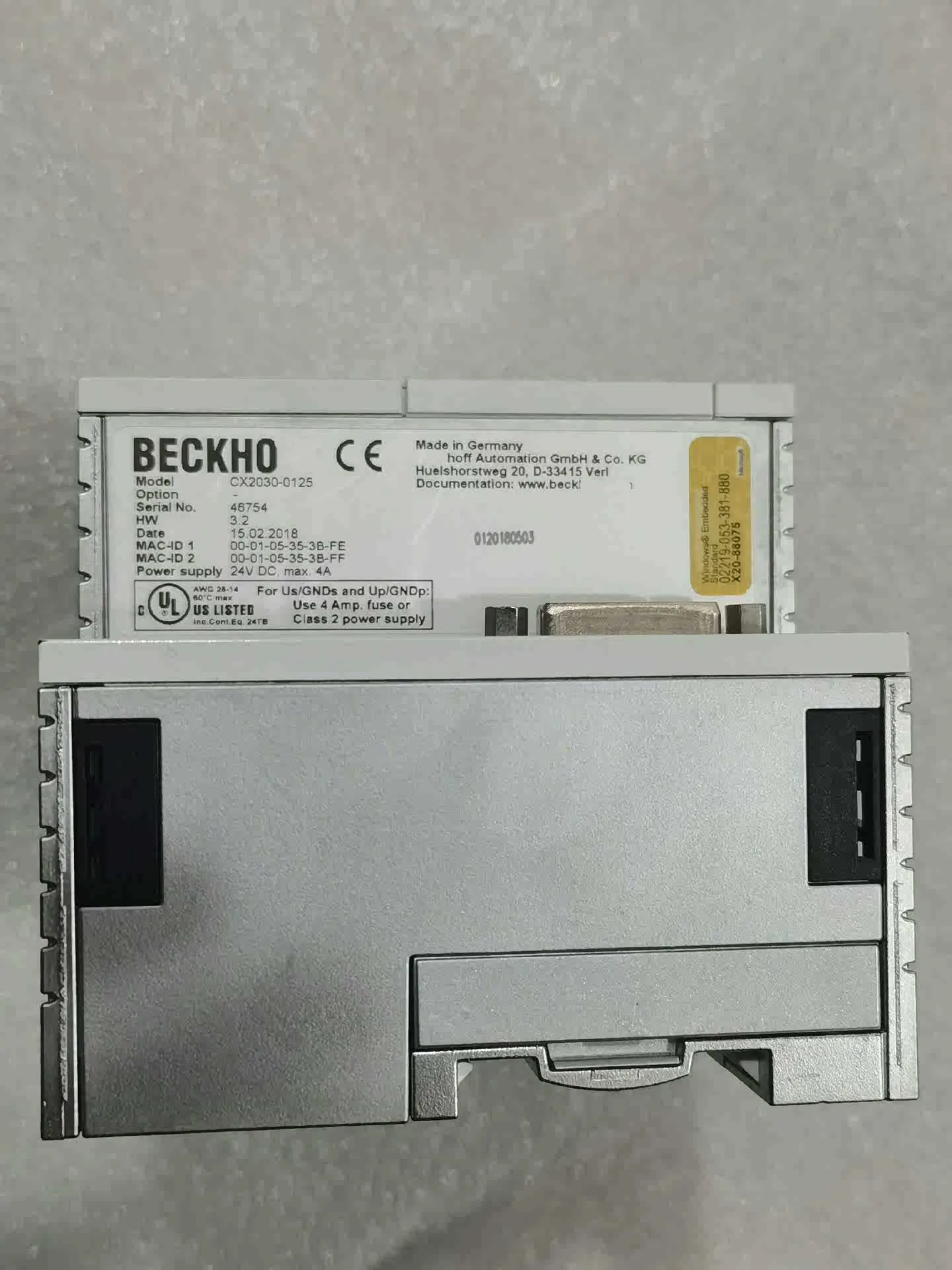 وحدة CX2030-0125 PLC لبيكهوف CX2030-0125