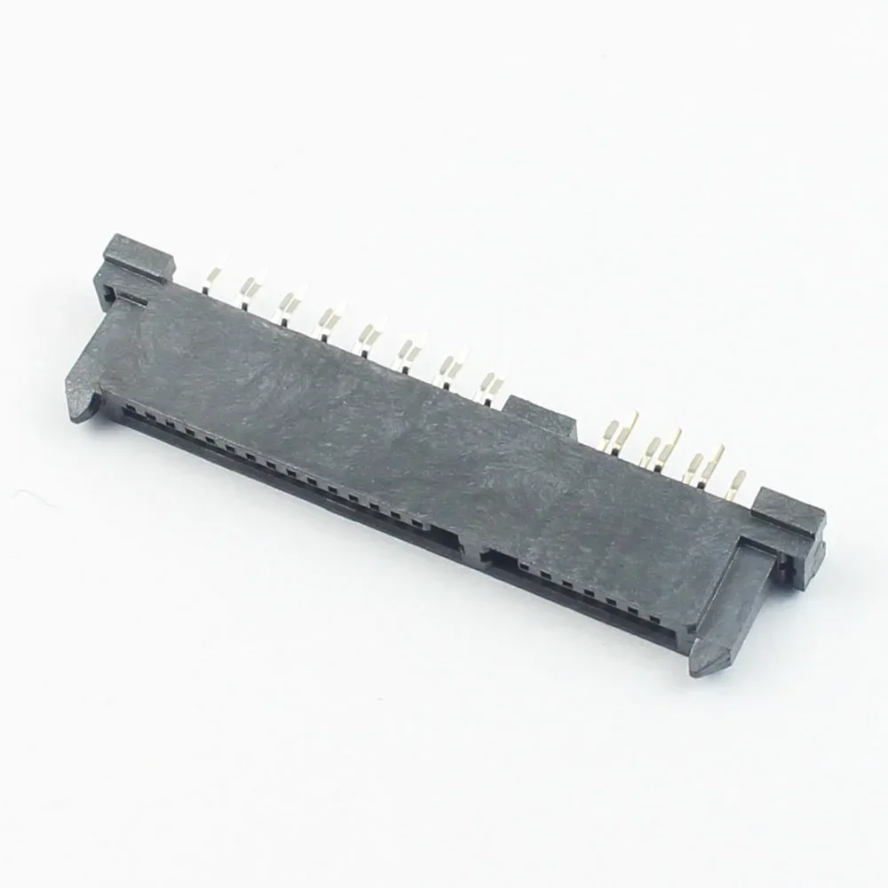 50pcs SATA 7+15 Pin 22 Pin Female Hard Drive HDD Connector Adapter Type 1.6