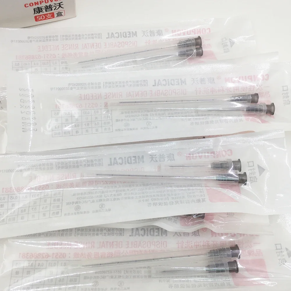 Blunt Tip Micro Cannula Syringe Needle 18G 21G 22G 23G 25G 27G 30G Plain Ends Notched Endo Needle Tip Syringe