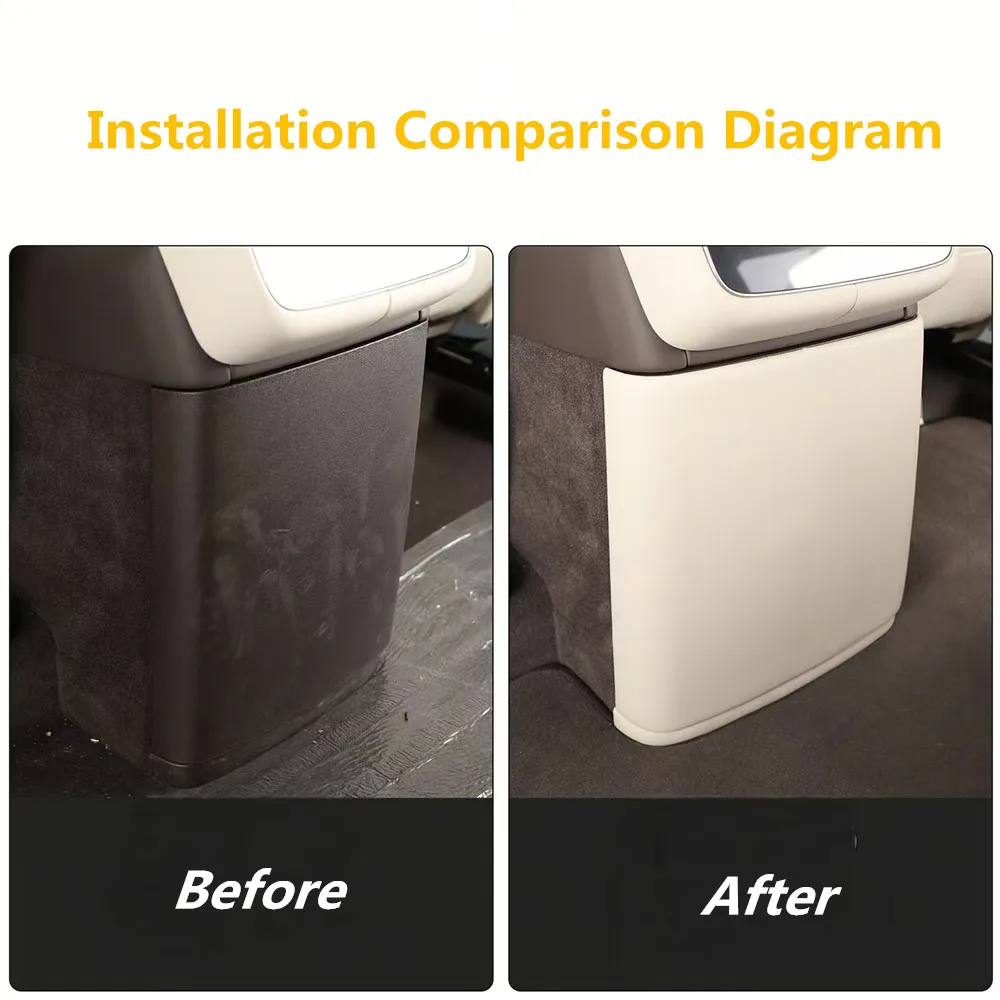 

For DENZA N9 Second Row Refrigerator Anti Kick Pad Rear Air Conditioning Vent Protection Cover Car Interior Decoration Accessori