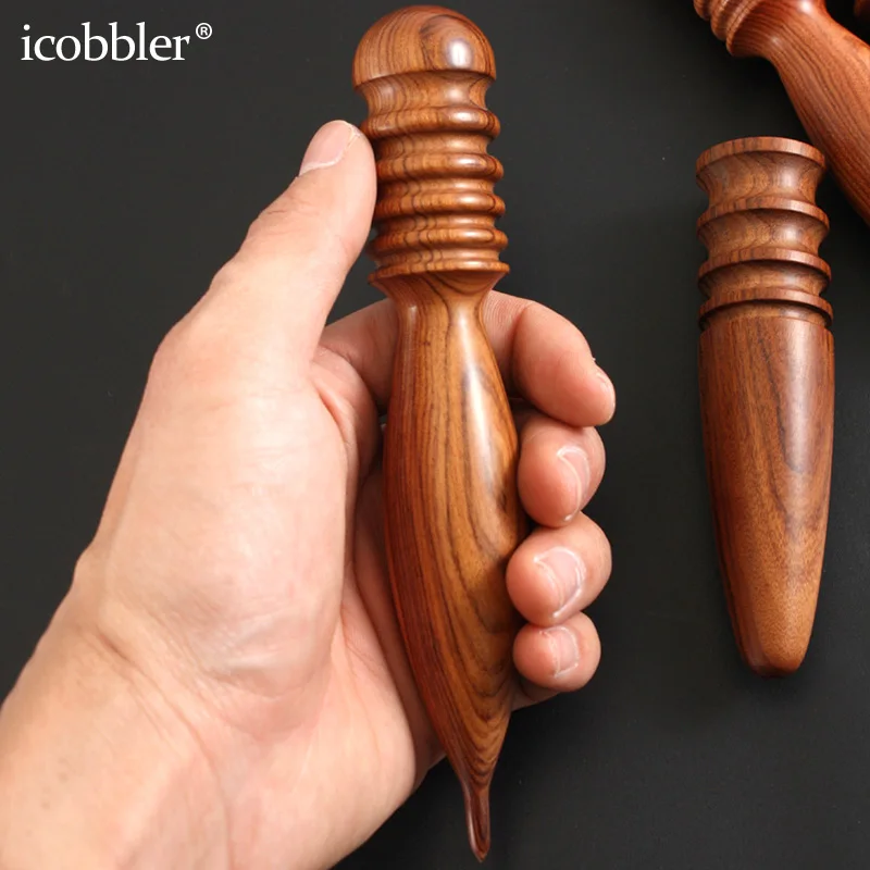 New High Quality Leather Edge Burnisher Handmade Wood Slicker Polishing Tool Grinding Chamfering for Leather Craft Edging Device