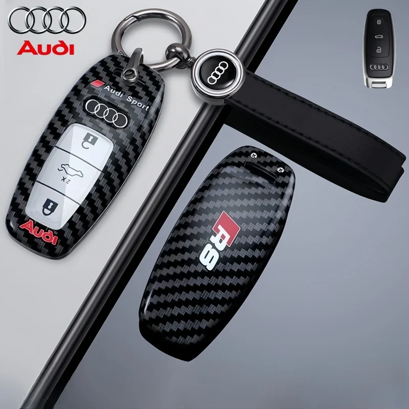 

Racing-Style Design Car Key Shell Key Car Accessories Audi Q8 A6 A3 A8 C8 S6 Rs6 A7 S7 Rs7 Rs8 8Y D5 4N Rs E-Tron Gt Q4 Q7