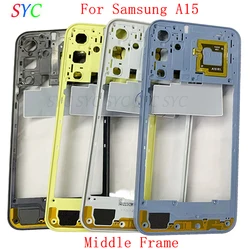 Middle Frame Center Chassis Cover Housing For Samsung A15 A155 Phone LCD Frame Repair Parts