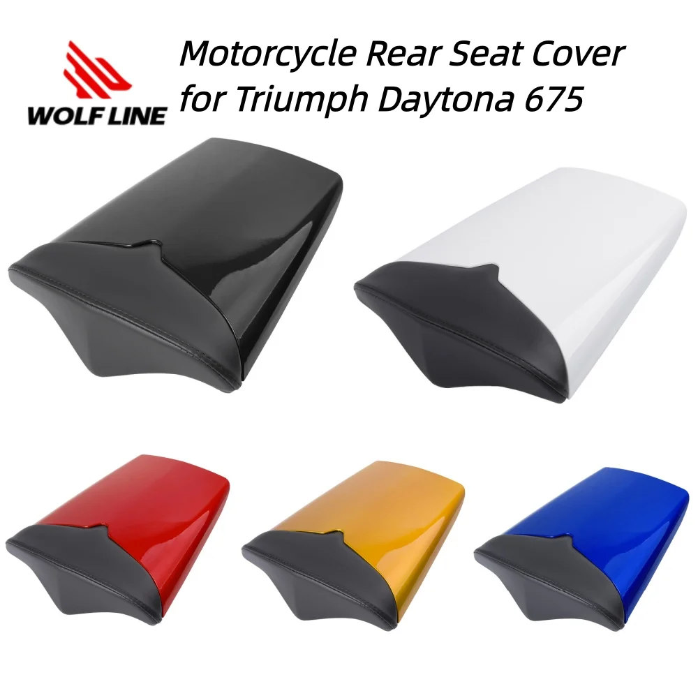 

Wolfline Motorcycle Rear Seat Cover Hard Shell Back Seat Cowl Fairing for Triumph Daytona 675 2006-2012 2009 Injection Molding
