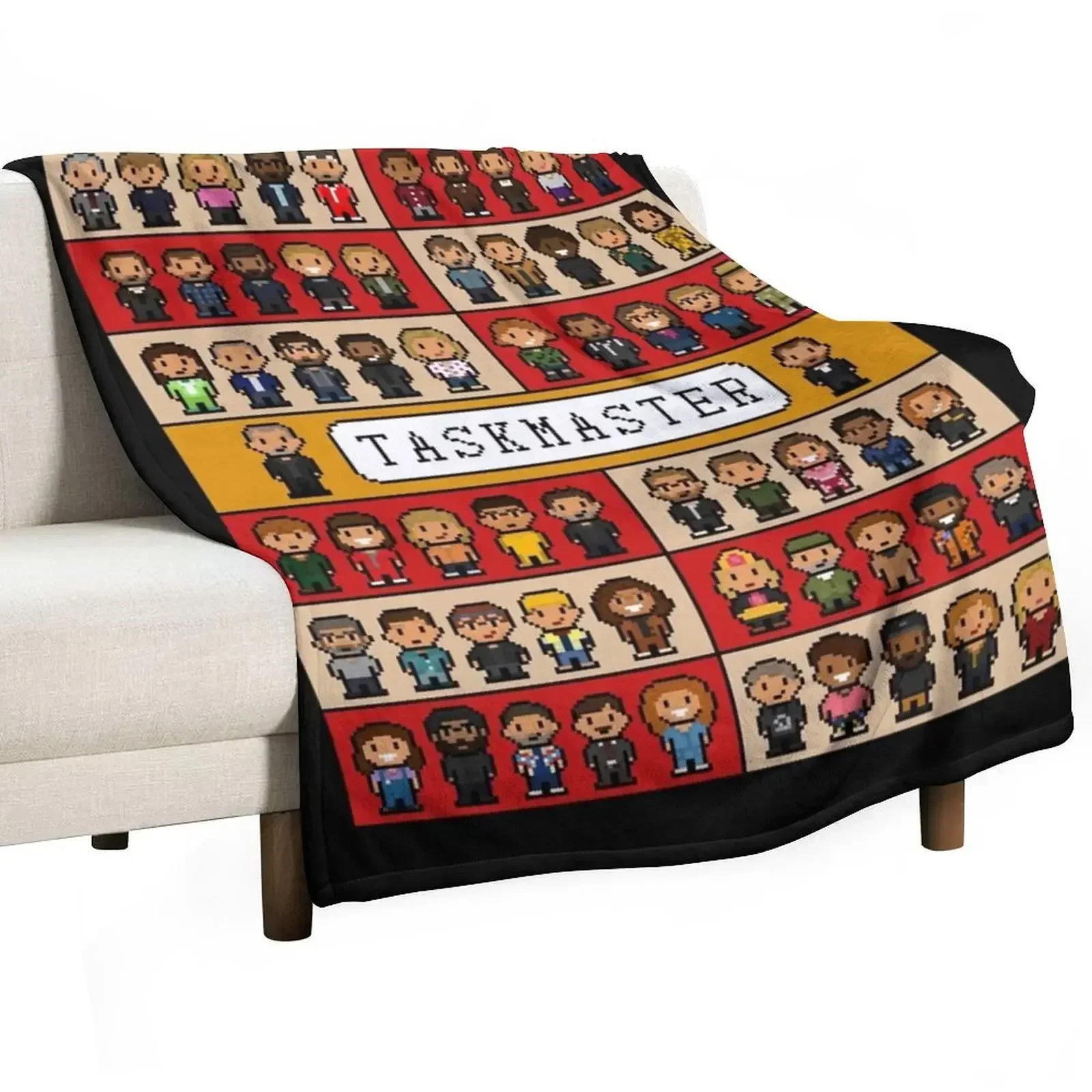 

Pixel Art Taskmaster display. Essential Throw Blanket funny gift Winter beds Blankets For Bed Blankets