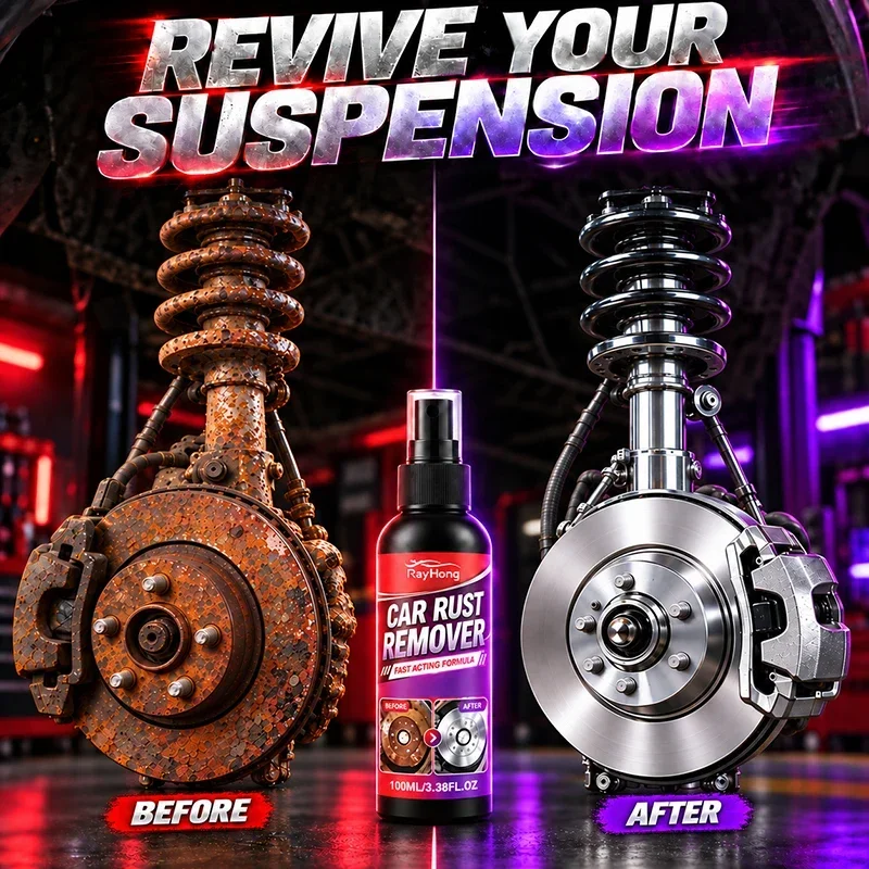 Deep Penetrating Rust Remover Spray, Anti-Corrosion Metal Cleaner for Car, Dissolves Rust, Oxidation & Stains
