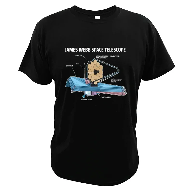 JWST James Webb Space Telescope T Shirt Science Universe Essential Casual Men Women Cotton Tee Funny Breathable Graphic Tops