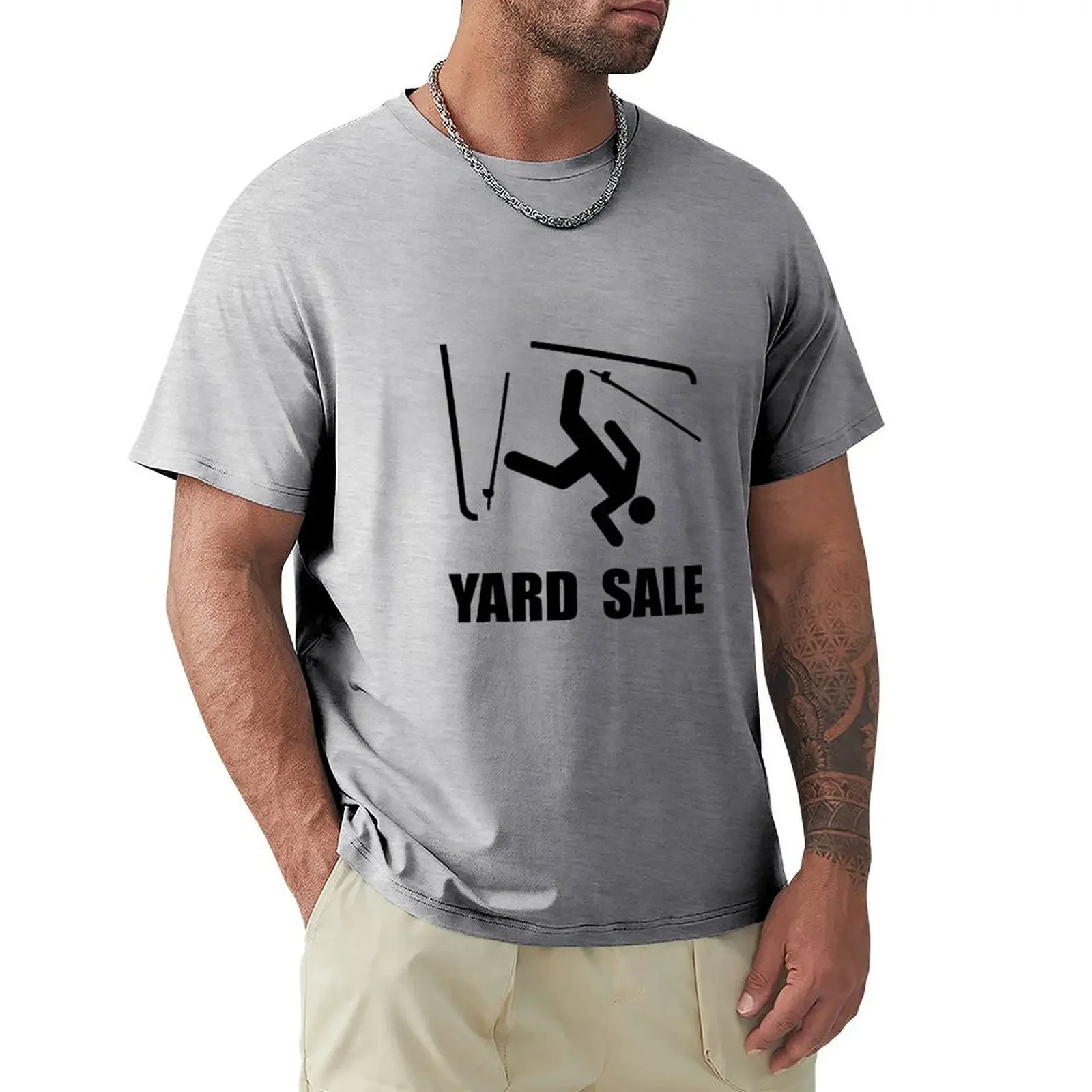 

Ski Yard Sale T-shirt hippie clothes customizeds Aesthetic clothing plain t shirts men