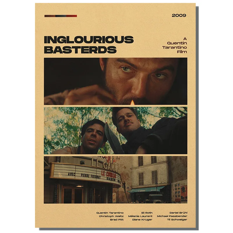 ملصق الفيلم الكلاسيكي بدون مؤطر ملصق كرافت نادي بار ورق عتيق جدار الفن اللوحة غرفة نوم دراسة ملصقات #2