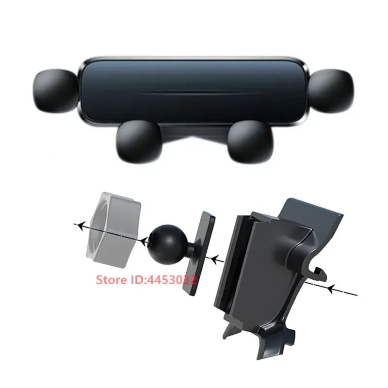 Car Phone Holder And Base For Ford Mondeo Fusion MK4 2007-2013 Gravity Stand Mount Support Horizontal GPS Bracket Accessories - view 3