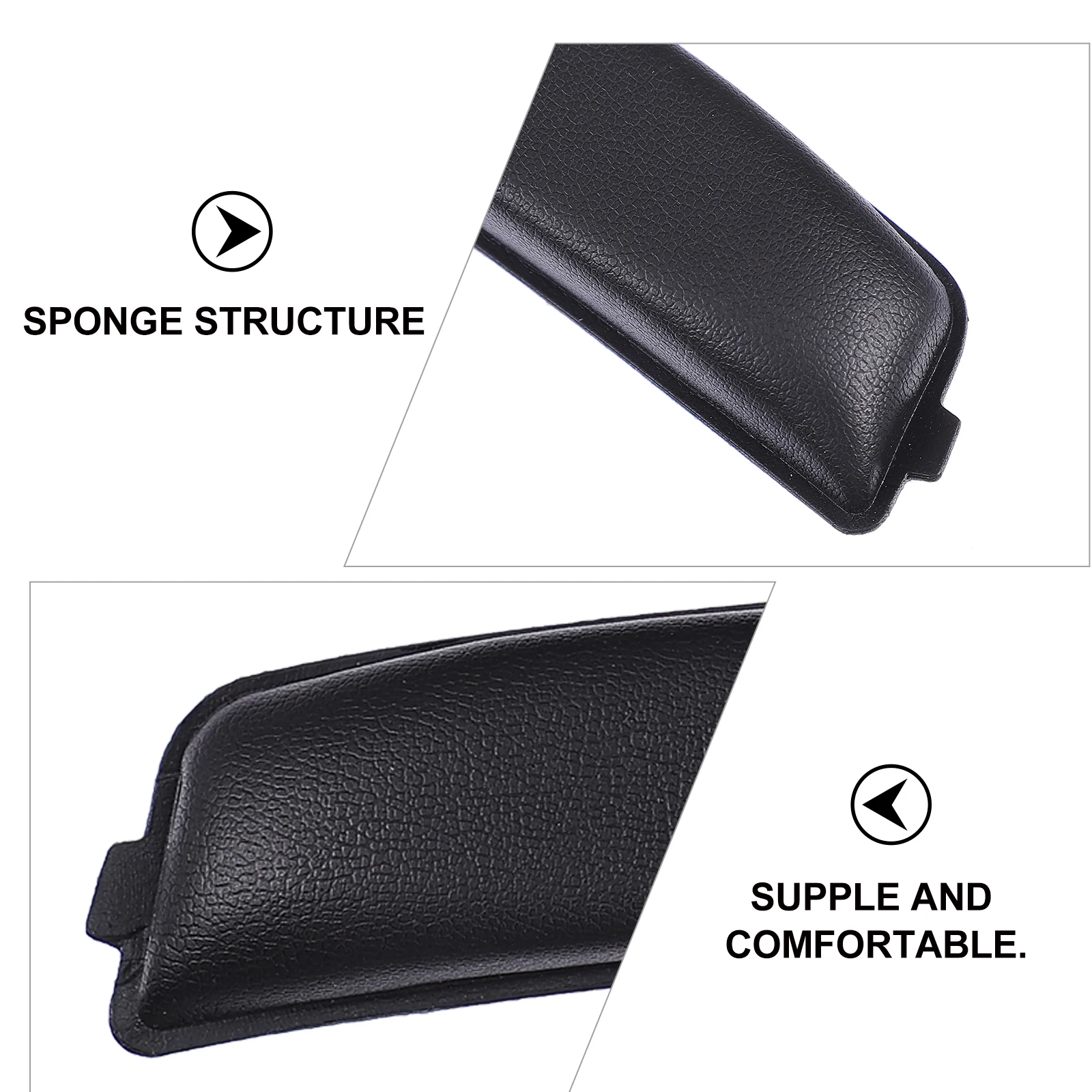 

2pcs Black Head Beam Headphone Headband Covers Sponge Durable Comfortable Replacement Accessory For G633 G933 Headset