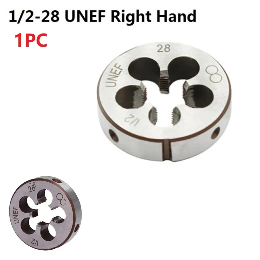 1/2-28 UNEF Silver Alloy Threading Dies Right Hand For Molding Machine Screw Die Metal Threading Tools Metric Thread Die