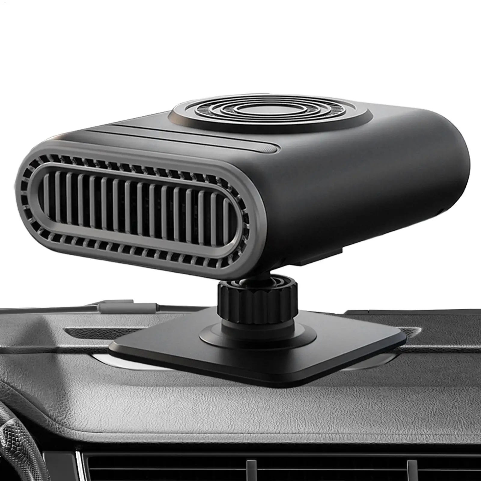 Portable Heater For Car 12V Adjustable Angle Vehicle Window Defroster Portable Windscreen Demister For Drivers Campers Travelers