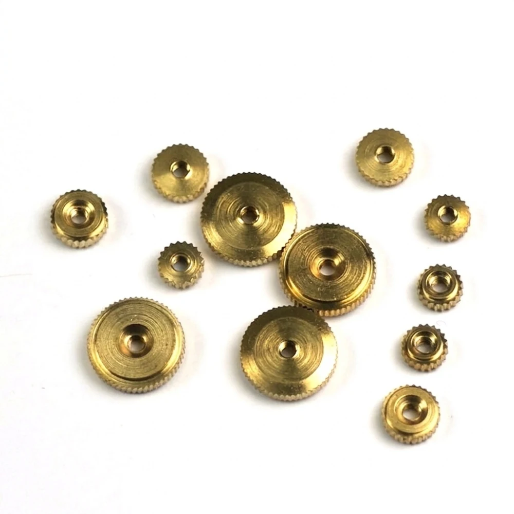 Metric Brass Nuts Set For Clock Movement Repair Watchmaker Professional Maintenance Tooling Accessories Quartz Spare Parts