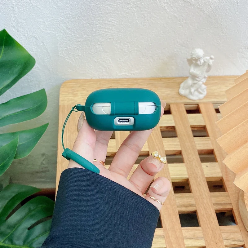 Funda de dibujos animados para Sony WF-C500, bonita funda de silicona con anillo anticaída para auriculares Sony c500, caja de carga para auriculares