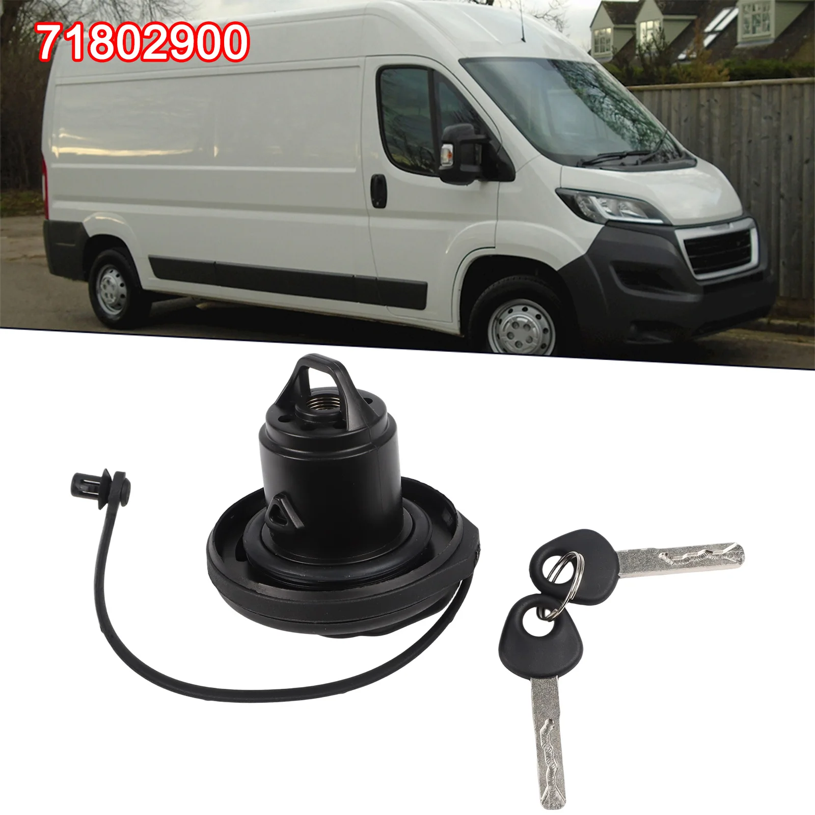 

Крышка топливного бака Boxer OEM 71802900, замок топливного бака, простая установка, изготовленная из материала ABS, недеформируемая конструкция для ремонта автомобиля