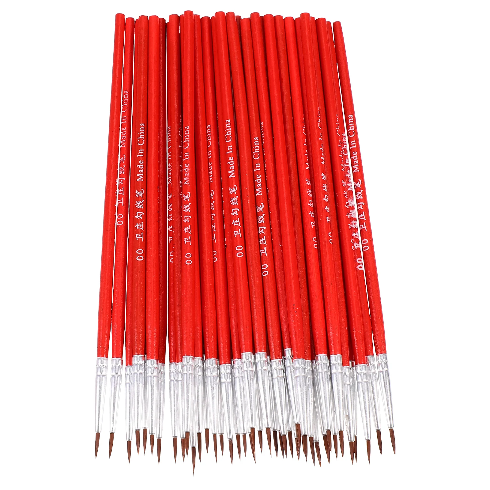 

100pcs Oil Fine Detail Art Detail Paint Brushes Painting Brush Brush Watercolor Nylon Hair For Acrylic Paint Gifts Artists
